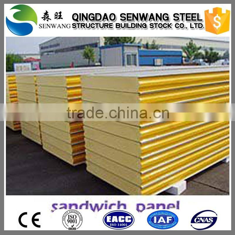 galvanized colored glass wool sandwich panel