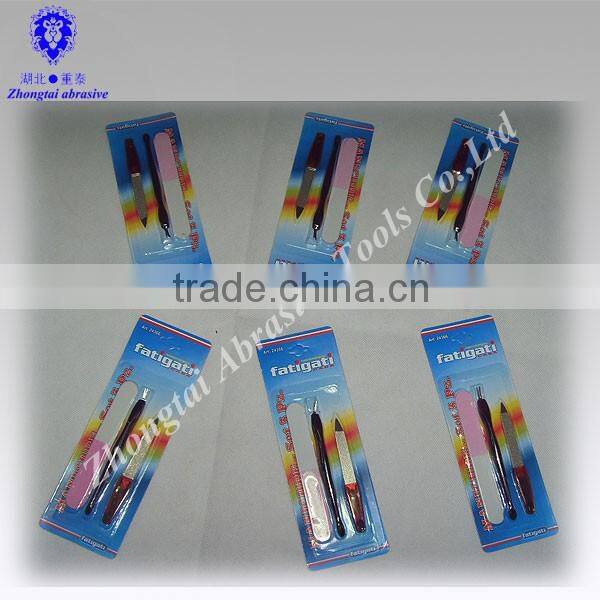 FASHION Colorful Nail File Beauty Manicure Set with many sizes