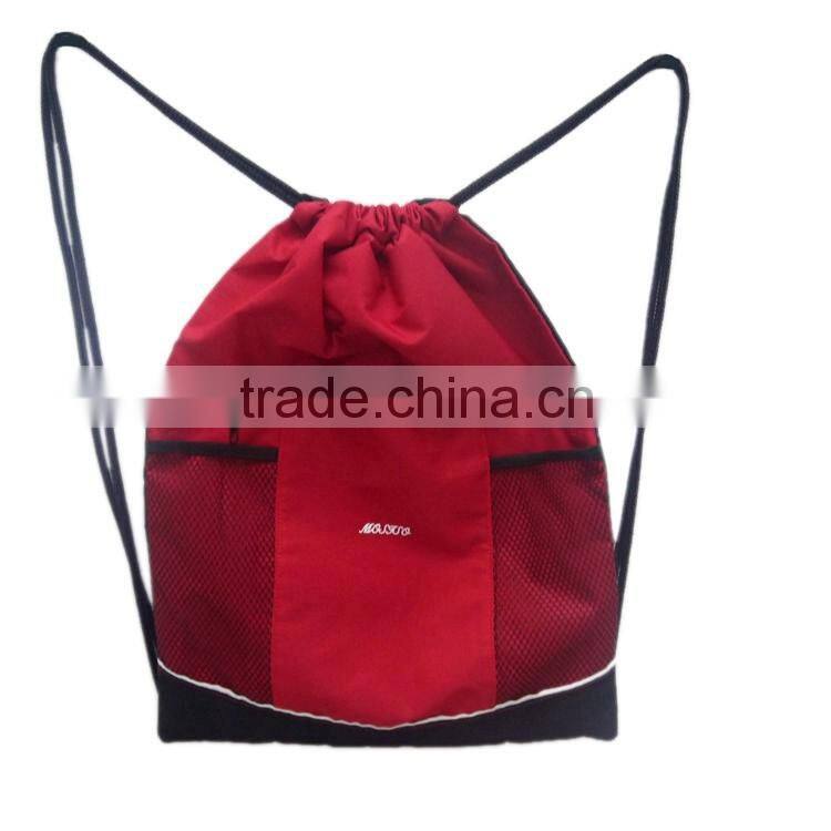 OEM factory sturdy foldable travel bags, light weight exercise bag,red sports equipment storage bag