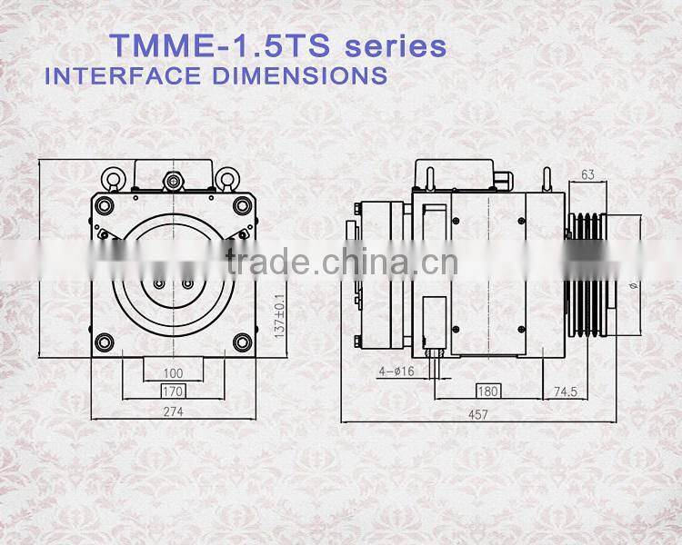 TMME-1.5TS , Traction machine ,Elevator Traction machine