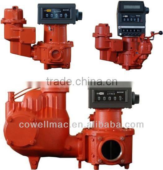 3 inch 80mm PD rotary vane chemical flow meter