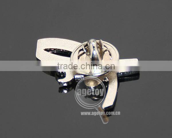 Japan High Quality Mammary Glands Cancer Prevention And Cure Public Welfare Pink Ribbon Metal Souvenir Pin Badge