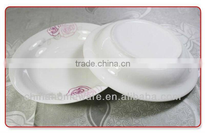8' porcelain plate