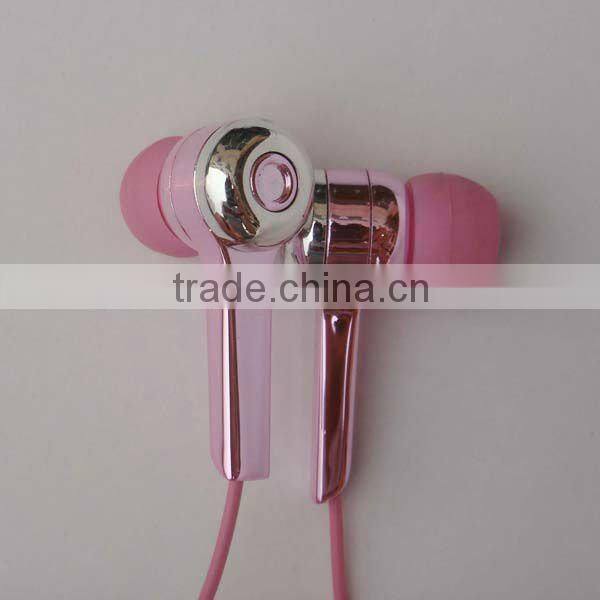 hot new product for 2015 glowing stereo in-ear earphone for mobile pc portable media device