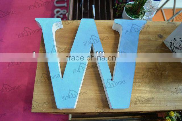 Living room rustic wholesale wood letters for home deco