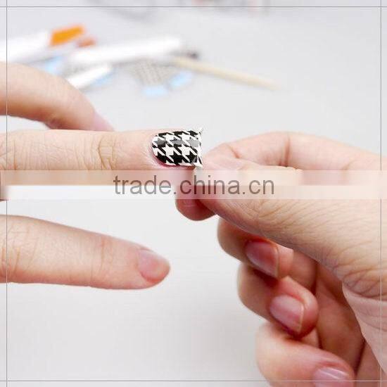 newest polish nail patch/nail art stickers/vinyl nail wraps