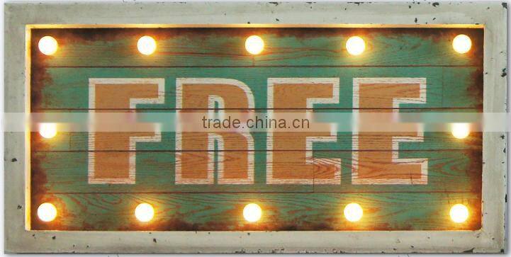 2016 Decoration Wall Art Decor with Romantic Light Modern LED Family Design