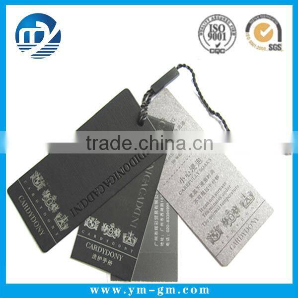 Factory price cloth elastic string hang tag