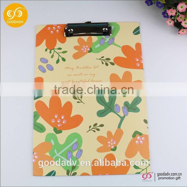 A4 size HOT SALE Economic wooden clip board MDF Clipboard