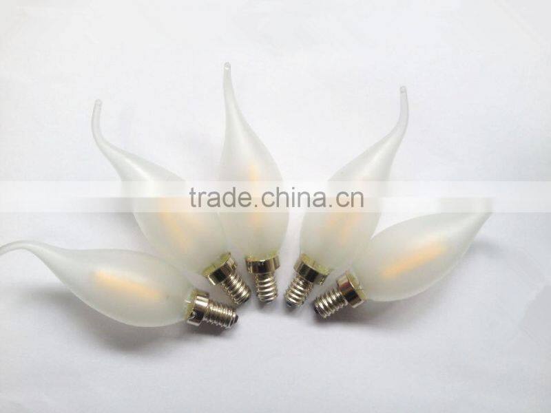 E14 led candle filament bulb lights dinner