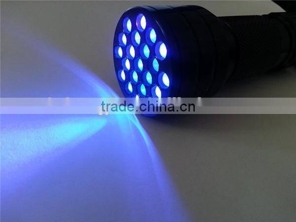 uv flashlight pet urine detector nail gel uv torch 21Led UV light
