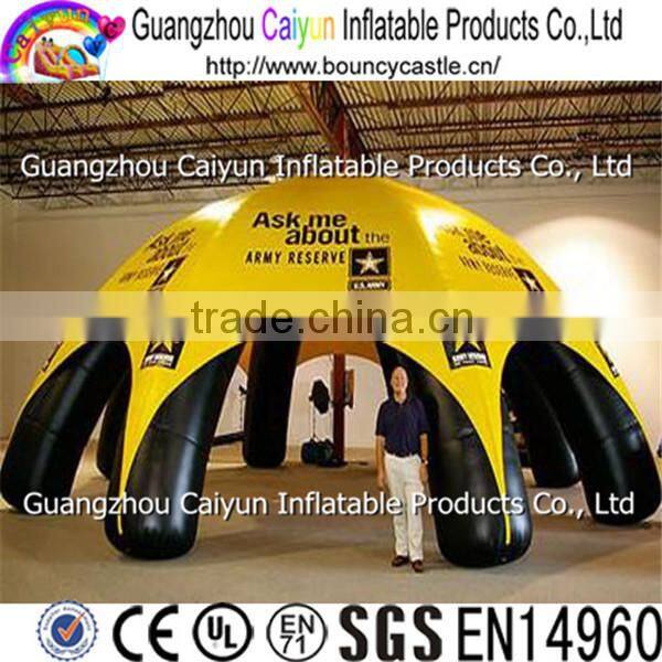Promotional inflatable tent with canopy, inflatable camping tent, tent inflatable for advertising