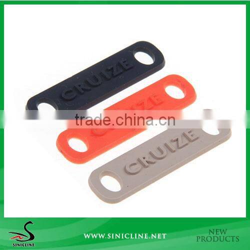 Sinicline Bag Use PVC Patch with Embossed Logo/OEM color PVC patch