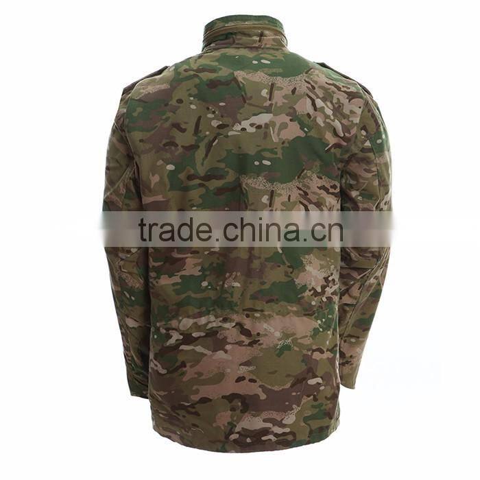 CP Twill Multicam Camo Cheap Waterproof Windproof Mlitary Jacket M65 parka