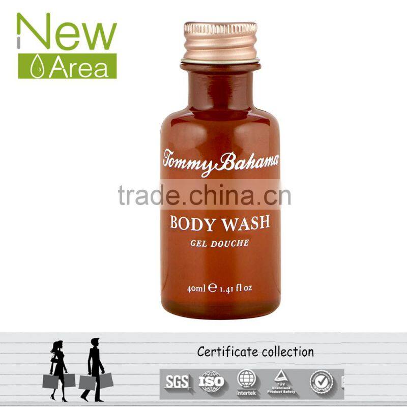 Newarea hotel bathroom amenities bottle 17ml with flip top shampoo bath gel conditioner body lotion
