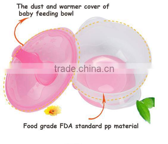 BPA free baby feeding bowl with suction