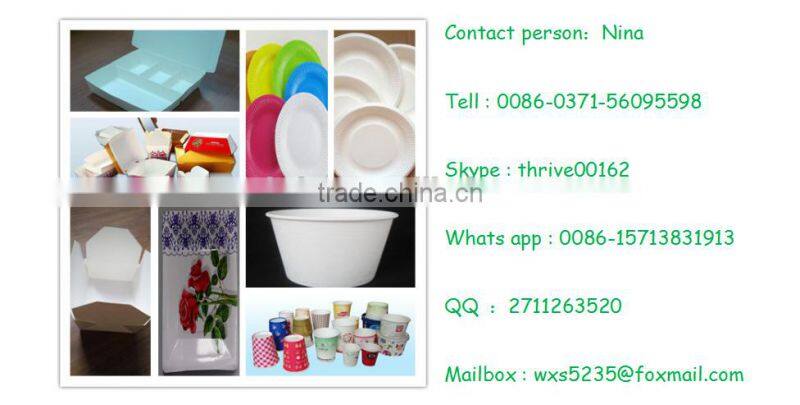 Mchinery for Noodle paper box lunch box with round base,custom printed paper box making machine manufacturer in China