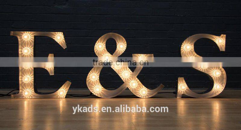 metal letter lights Acrylic Led Letters