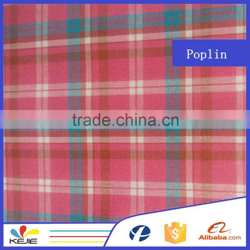 china wholesale yarn dyed cotton fabric plaid fabric