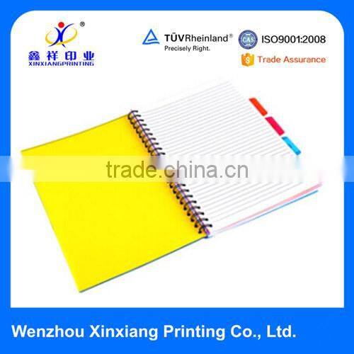 cute writing kraft paper spiral exercise notebook