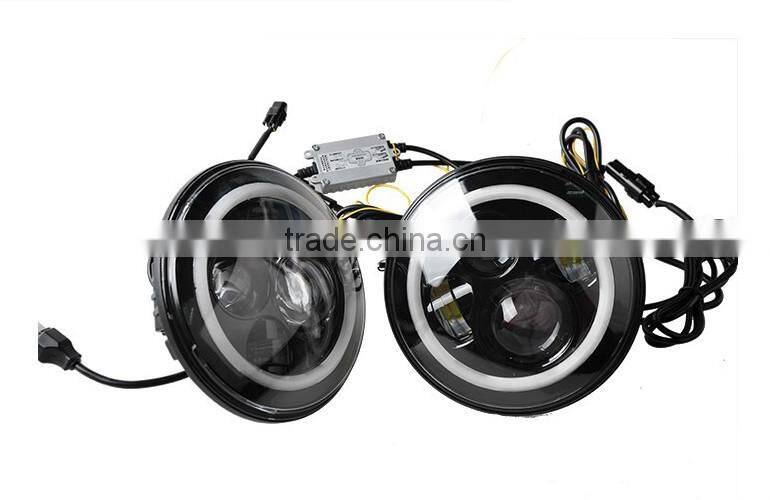 7inch Motorcycle LED Headlight Install For Harley Davidson Hi/Lo Beam Lamp Light