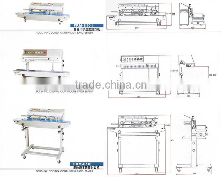 Automatic brand new hot sale coding continuous sealing machine