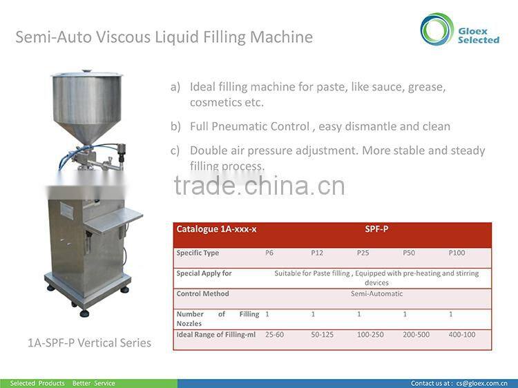 Semi-Automatic Shampoo Filling Machine