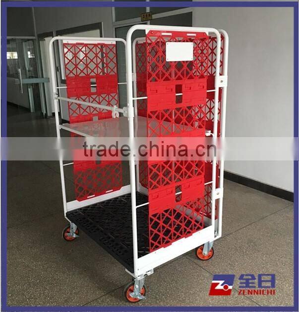 Supermarket roll cages , roll containers , roll trolleys for transporting