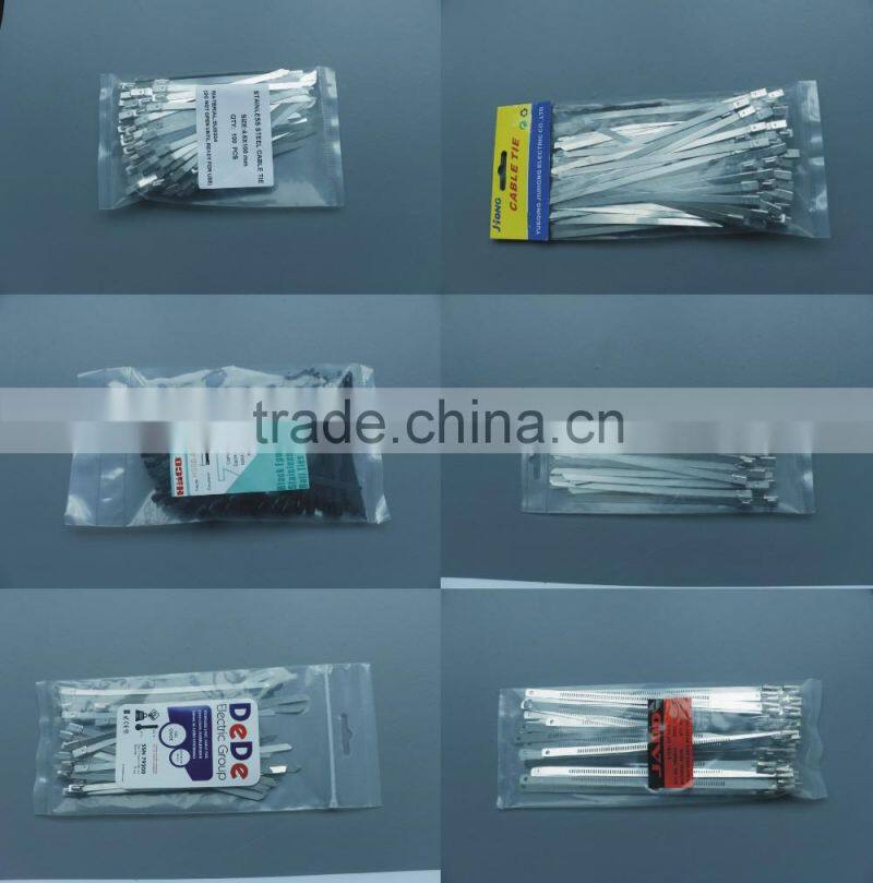 reusable cable tie machine ladder type stainless steel cable tie