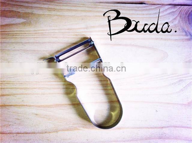 2016 Mini design popular stainless steel wooden handle butter knife BD-BK320