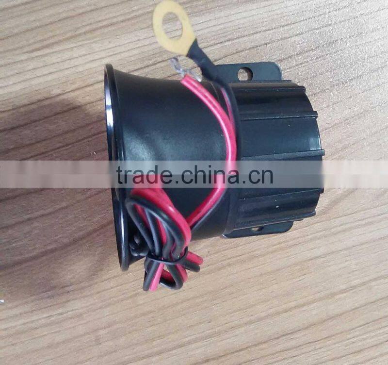 Universal Car Auto Van Vehicle Bike Alarm Warning Siren Horn 12V DC Black