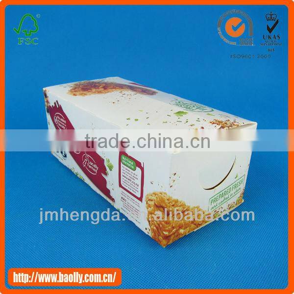 Great quality food grade safe popular Fast Food Delivery Box