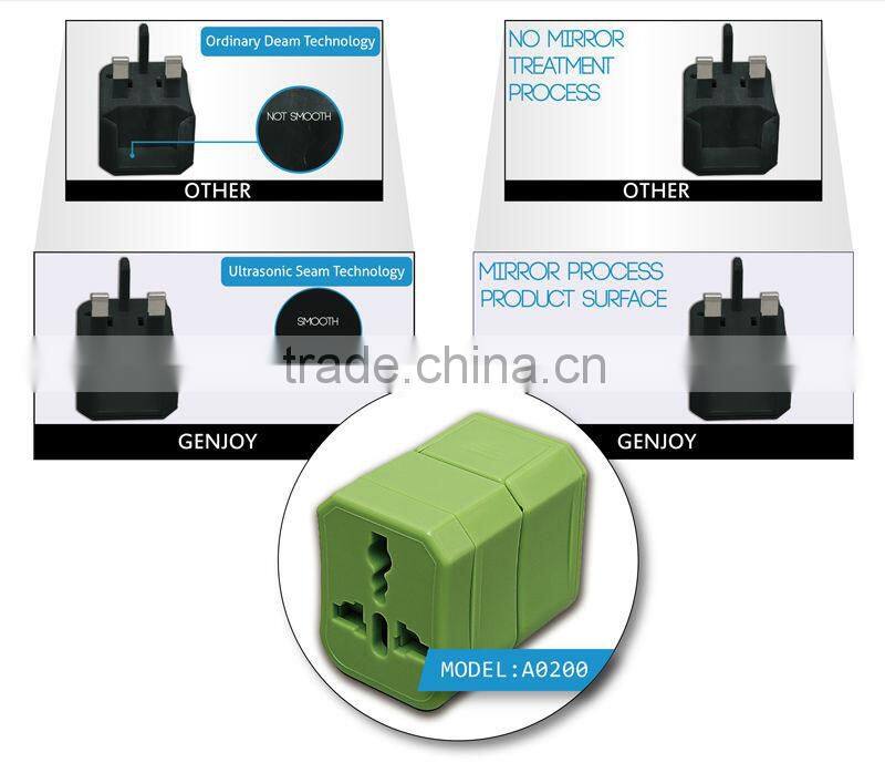 2016 Best Selling Pomotional Multi Electrical Travel Adapter Plug with CE ROHS
