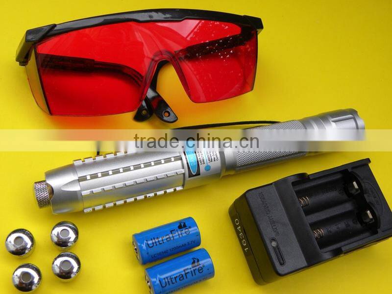 532nm High Power Green Laser Pointer Visible Beam Long Distance 300mW Powerful Burning Lazer
