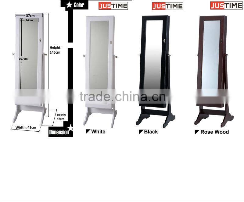 WO-W6001 Customize Color Bedroom Wall Mirror ,Schmuck Kabinett, Home Decorations Storage Mirror