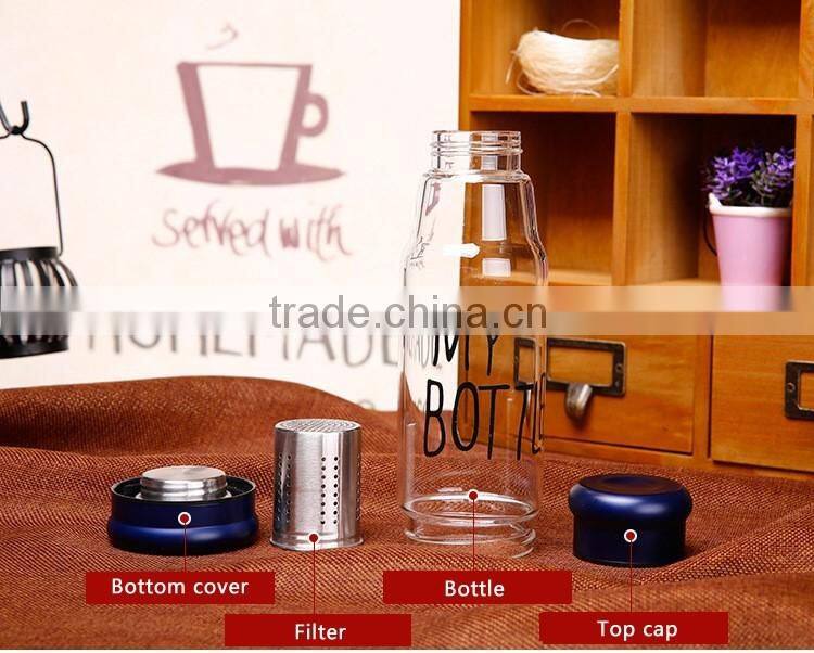 Beauchy 2016 550ml My Bottle take-away soft drinking glass bottle