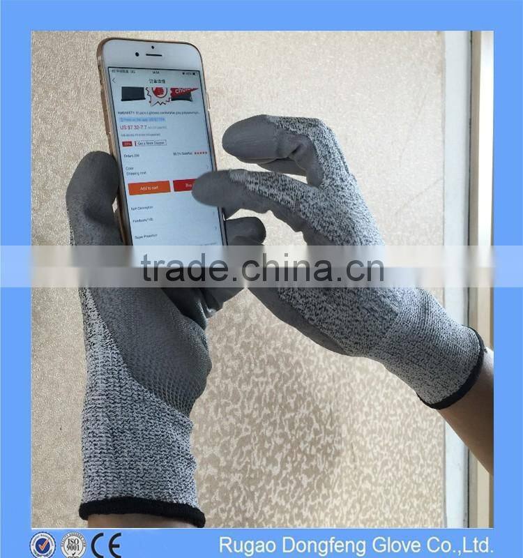 Level 5 Cutting Safety Touch Gloves, Hand Job Cut Resistant Gloves