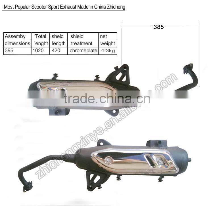 Most Popular Scooter Sport Exhaust Made in China Zhicheng