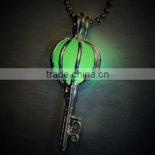 glow pendant necklace glow in the dark jewelry gift DIY Jewelry
