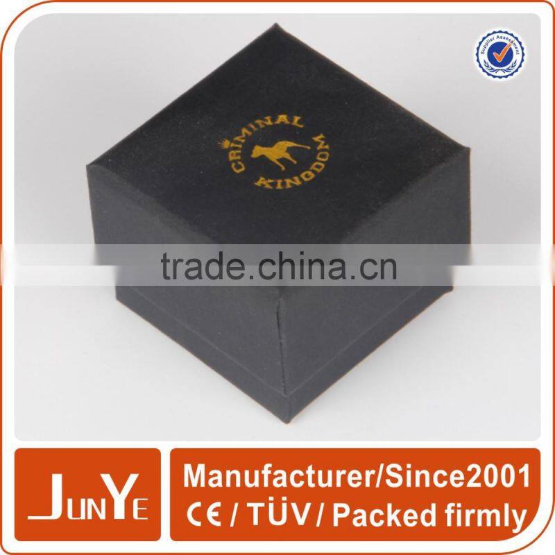 bulk sale high quality hot stamping custom logo printed jewelry boxes