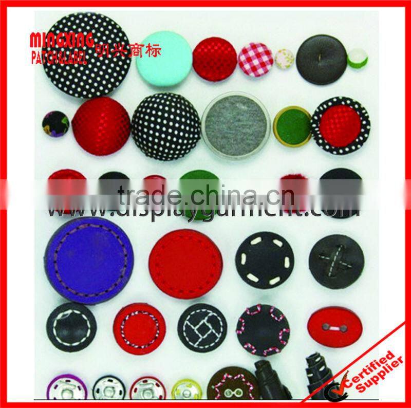 high fashion black fabric covered button, button for clothes,shoes