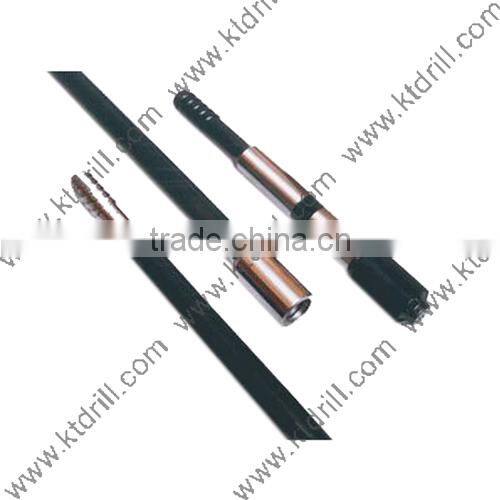 female and male striking bars shank adapter for rock drilling