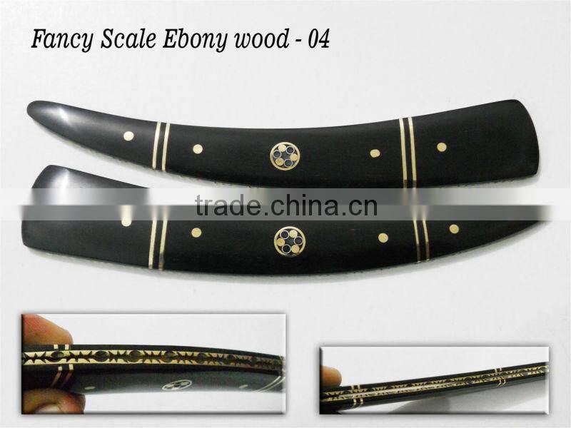 Fancy Straight Razor Scales for Restoring Vintage Blades