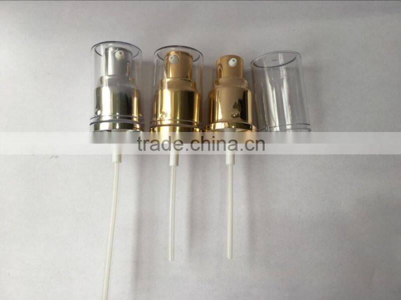 20/410 aluminum cream bottle pump for cosmetics