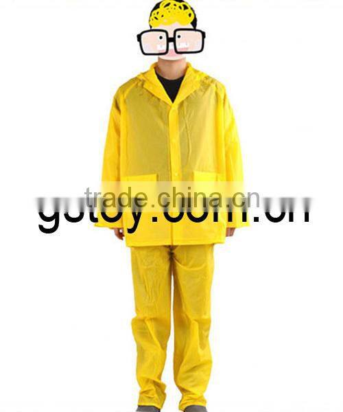 clear PVC PE raincoat