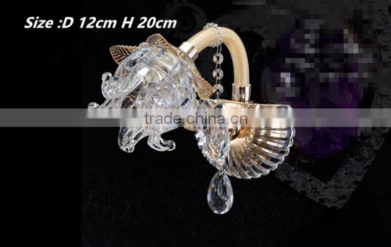 Crystal Living Room Wall Sconces .Crystal wall lamp .K9 crystal wall light with 1 light