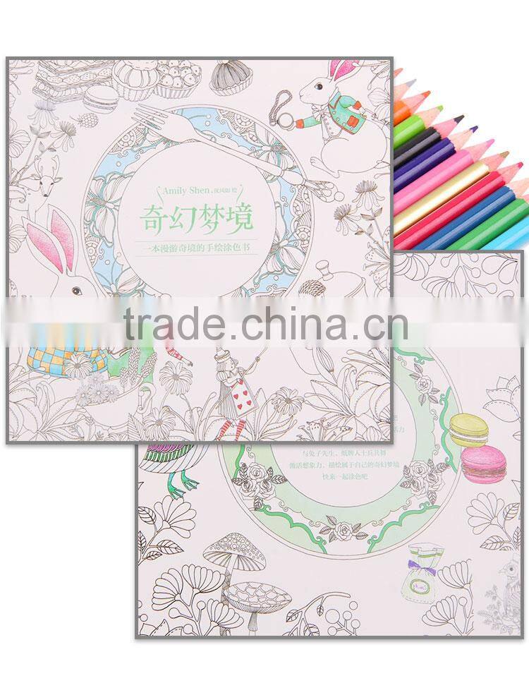 2015 New Hot Selling Hand-paint Secret Garden Book Wholesale