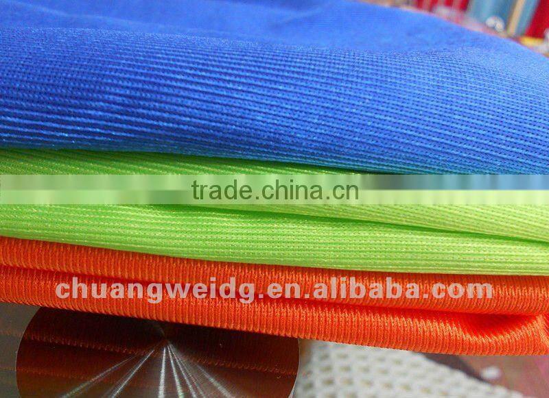 Shiny basketball single jersey fabric for sportswear