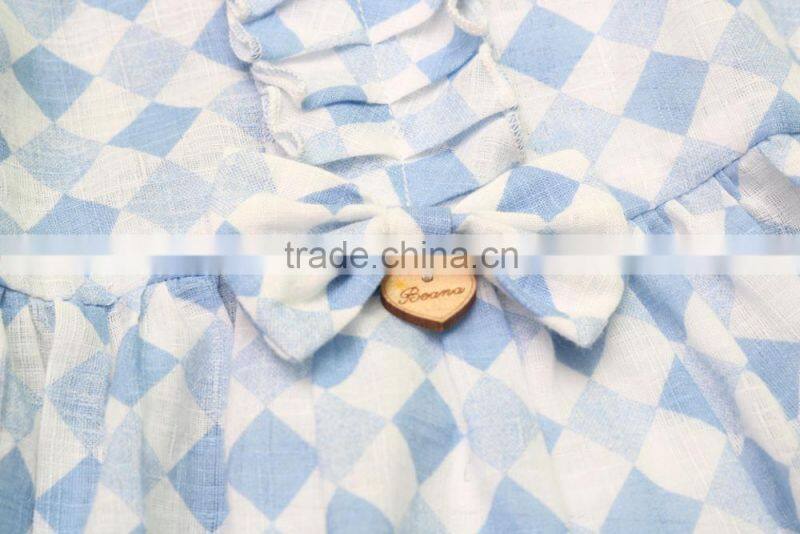 100% cotton Girls' Dress Fashion Baby Dress