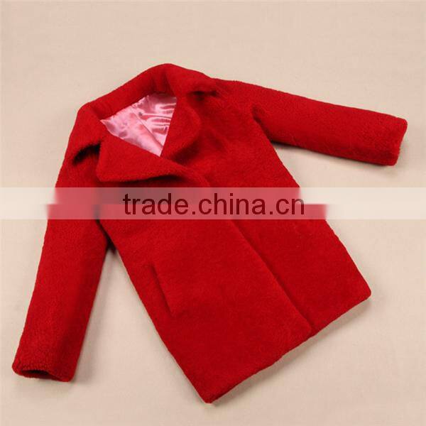 girls sky blue fur coat clothing , winter fur clothing sky blue